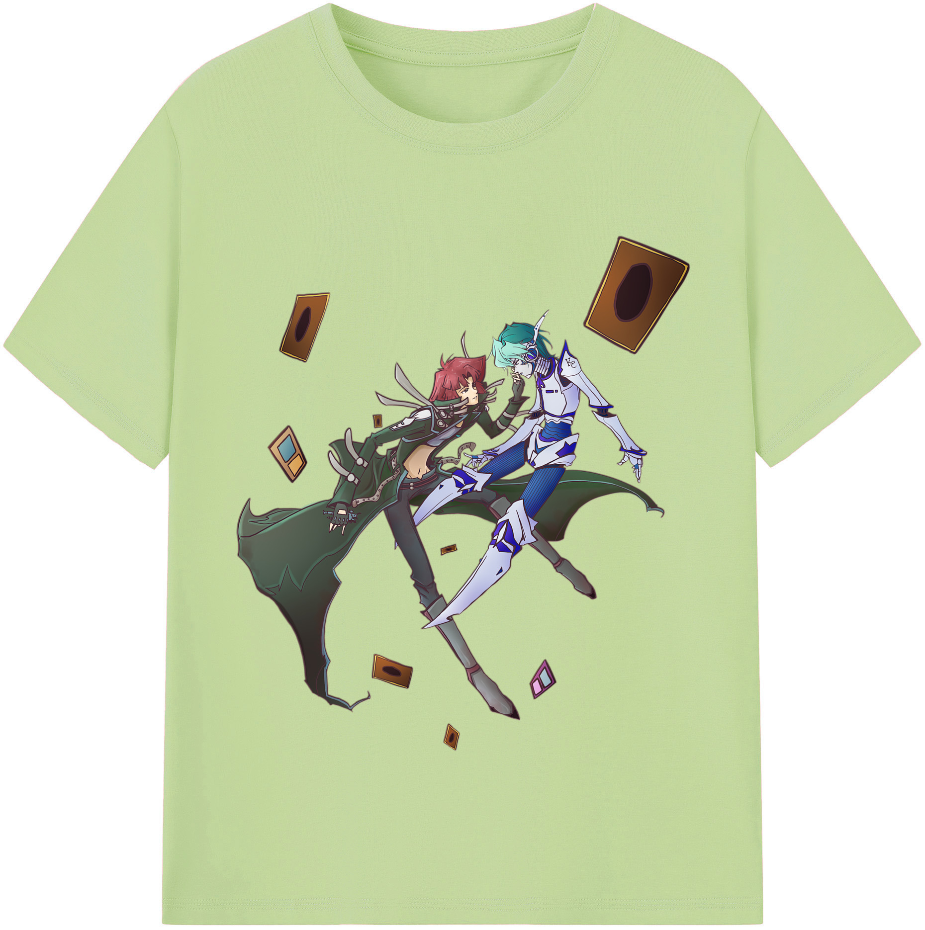 （画像用） 遊☆戯☆王 Yu-Gi-Oh! 綿100％半袖Tシャツ（フロントプリント）